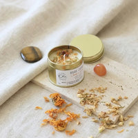 bougie bien-être de soin énergétique chakra sacré créativité parfum jasmin