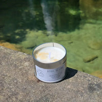 bougie bien-être de soin énergétique parfum de Grasse rituel de lune riviere