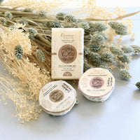 coffret shampoing et savon solide à l'amande pour peau sèche