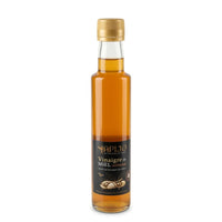 vinaigre de miel de châtaignier apiculteur en occitanie tarn-et-garonne sur fond blanc