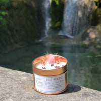 bougie bien-être de soin énergétique parfum figue abondance cascade