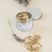 bougie bien-être de soin énergétique chakra gorge libération parfum lavande