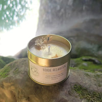 bougie bien-être de soin énergétique parfum monoi relaxation nature