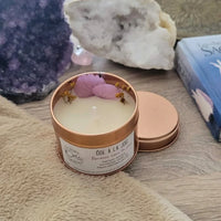 bougie bien-être de soin énergétique parfum ambre ôde à la joie décoration