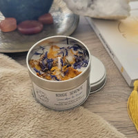 bougie bien-être de soin énergétique parfum fleur d'eau sérénité décoration