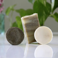 coffret shampoing savon solide argile verte peau acné