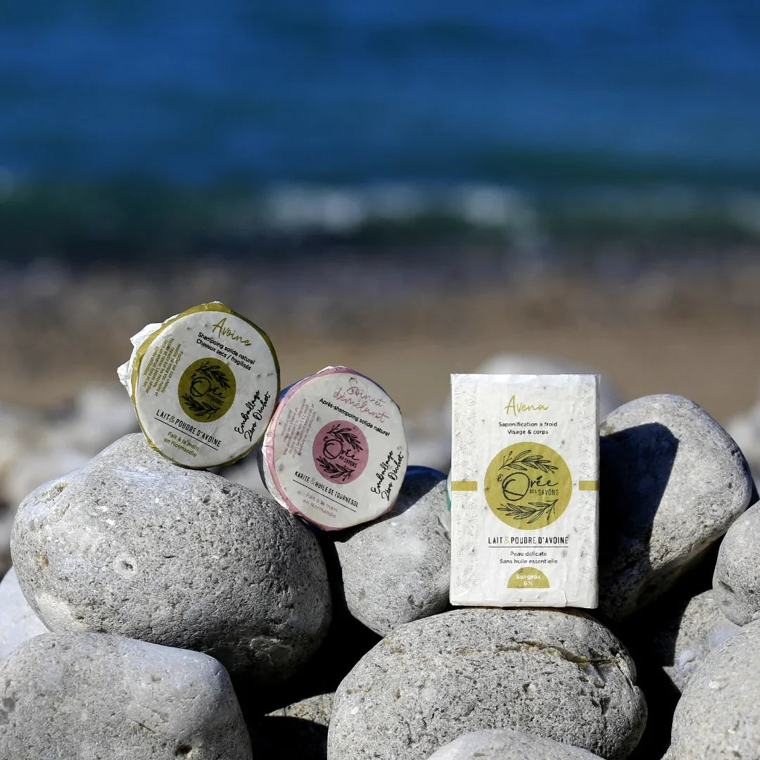 coffret shampoing et savon solide à l'avoine