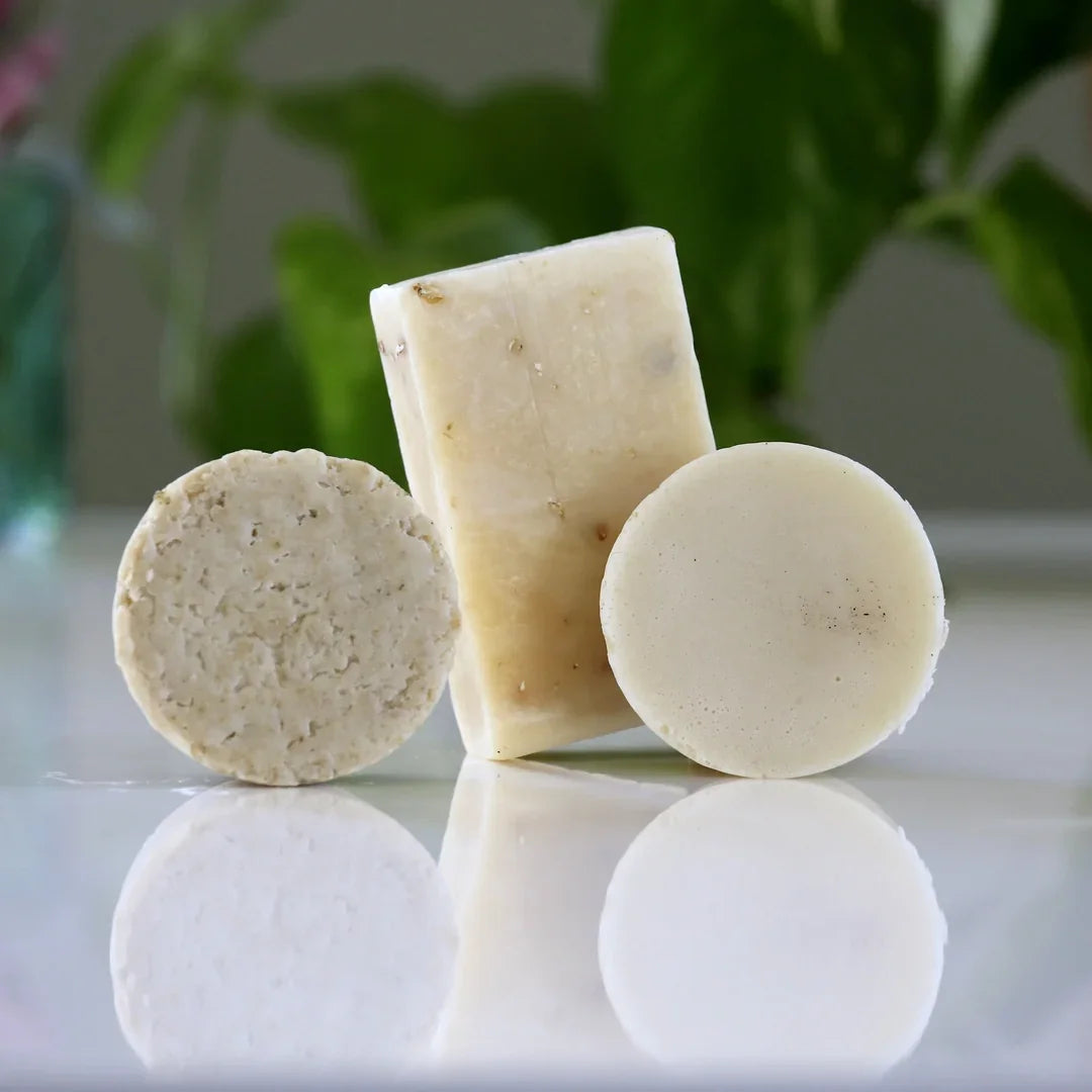 coffret shampoing et savon solide à l'avoine pour peau atopique