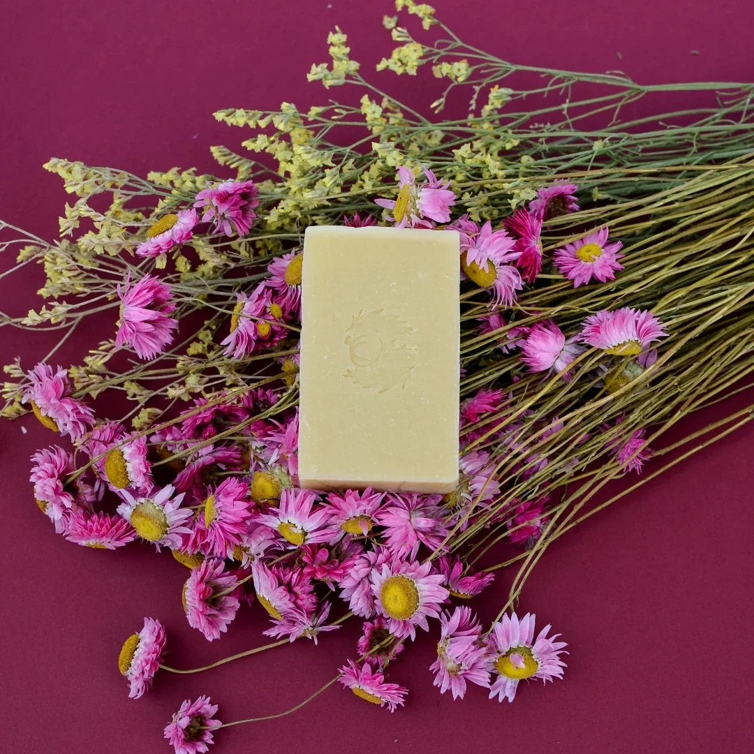 savon solide naturel à l'huile d'amande pour peau atopique