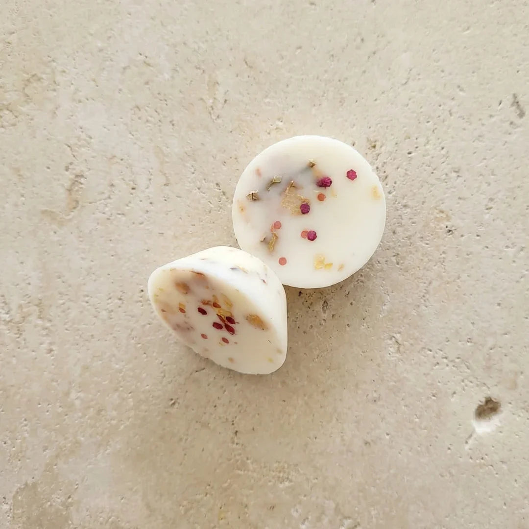 fondant galet parfumé avec parfum de Grasse clémentine monoi