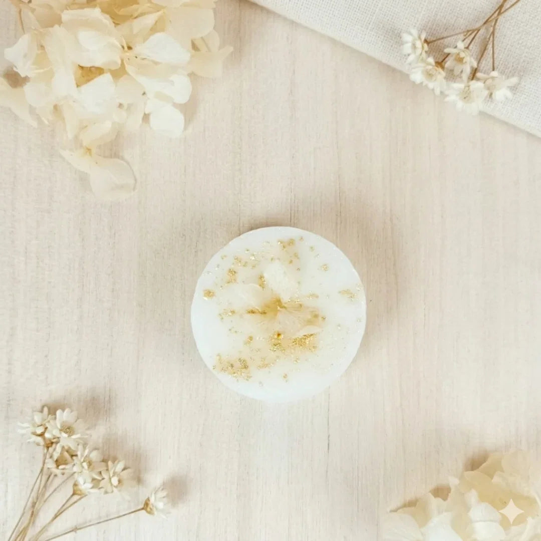 fondant galet parfumé avec parfum de Grasse monoi coco vanille