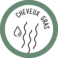 picto cheveux gras
